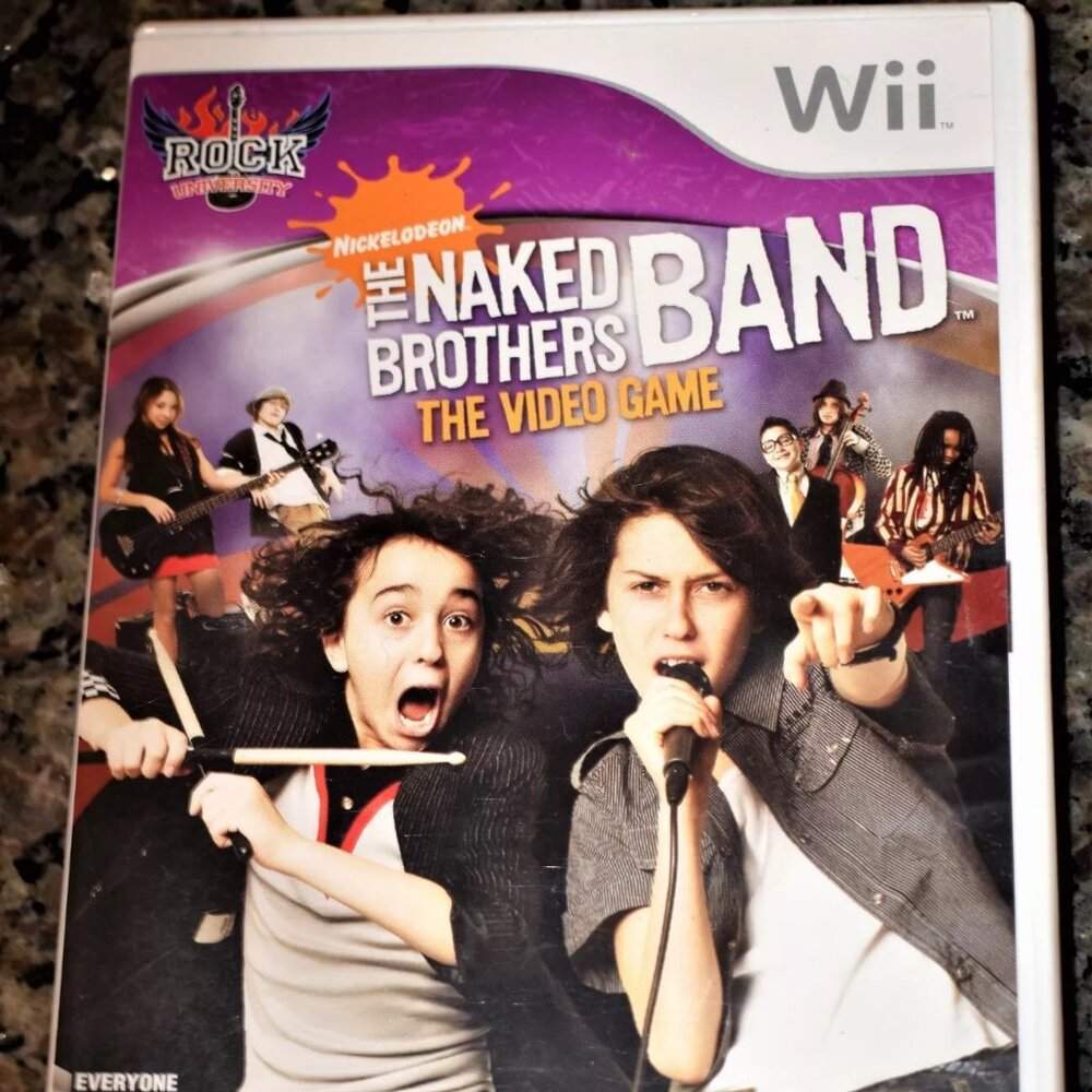 The Naked Brothers Band Video Game w/ Microphone